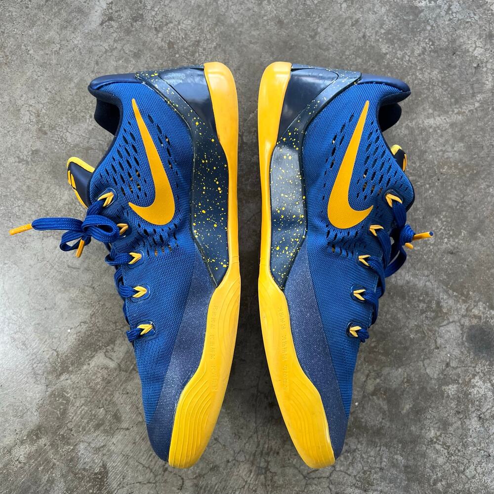 Nike Kobe 9 EM GS Gym Blue University Gold 7Y / Women’s 8.5 Warriors - Picture 4 of 12